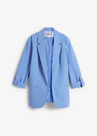 Lockerer Blazer in blau von vorne - bonprix