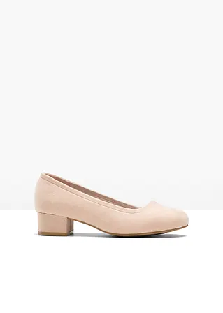 Pumps in beige von vorne - bonprix