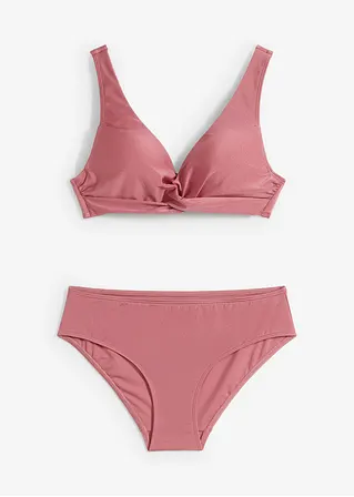 Push up Bikini (2-tlg.Set) in lila von vorne - bonprix