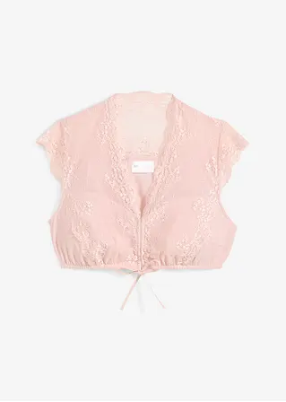 Dirndlbluse in rosa von vorne - bonprix