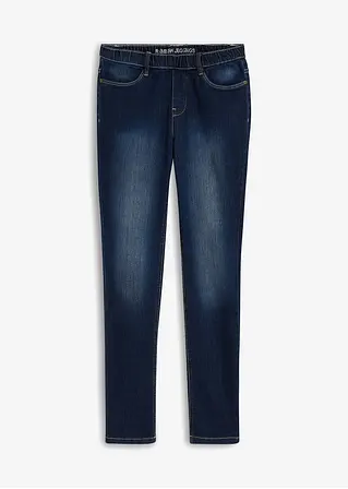 Jeggings in blau von vorne - bonprix