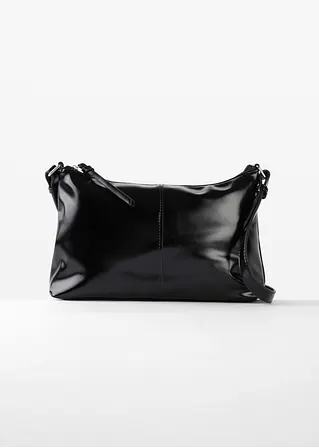 Handtasche in schwarz von vorne - bonprix