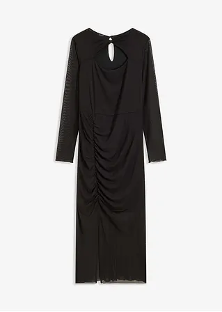 Kleid in schwarz von vorne - bonprix