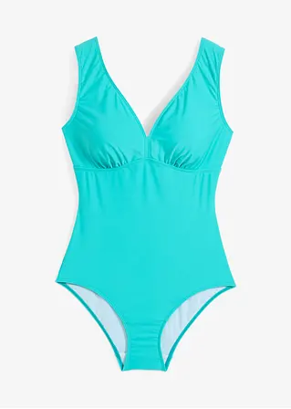 Shape Badeanzug mittlere Formkraft in blau von vorne - bonprix