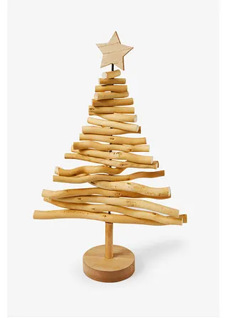 Deko-Objekt Baum mit beweglichen Zweigen in beige von vorne - bonprix