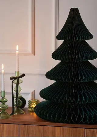 Papier-Weihnachtsbaum in grün - bonprix