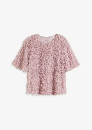 Shirtbluse in rosa von vorne - bonprix