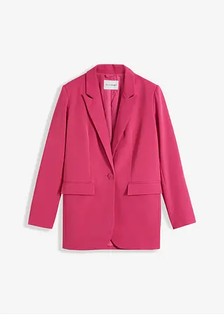 Oversize-Blazer in pink von vorne - bonprix