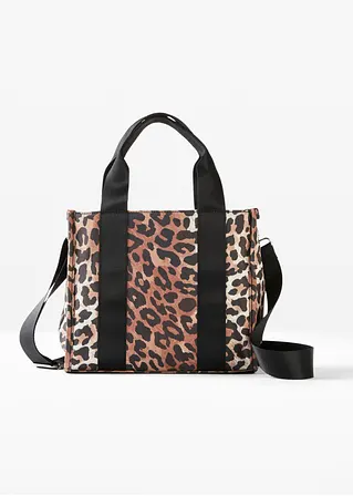 Handtasche in schwarz von vorne - bonprix