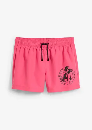 Badeshorts Herren in pink von vorne - bonprix