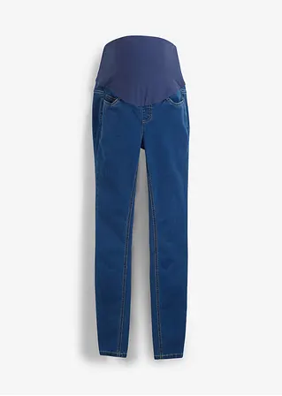 Umstandsjeggings mit Stretch, Skinny in blau von vorne - bonprix