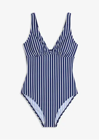 Shape Badeanzug mittlere Formkraft in blau von vorne - bonprix
