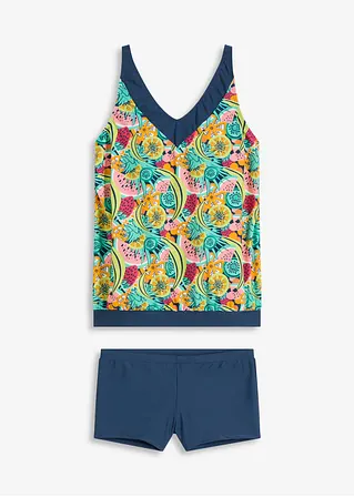 Oversize Tankini (2-tlg.Set) in bunt von vorne - bonprix