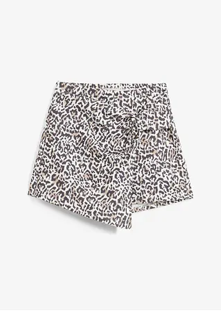 Hosenrock aus fester Interlock-Qualität in weiß von vorne - bonprix