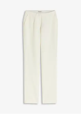 Stretch-Hose in weiß von vorne - bonprix