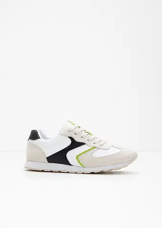 Sneaker in weiß - bonprix