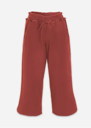 Jersey-Hose aus Baumwoll-Mix in rot von vorne - bonprix