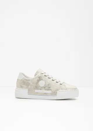 Rieker Plateau Sneaker in beige - Rieker
