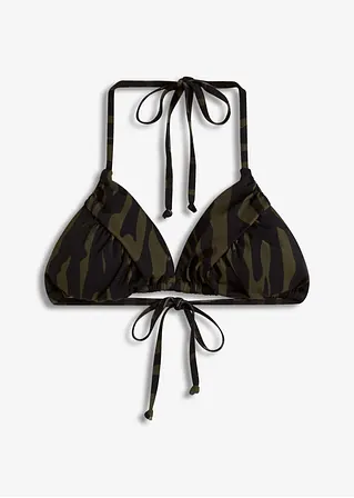 Bikini Oberteil in schwarz von vorne - bonprix