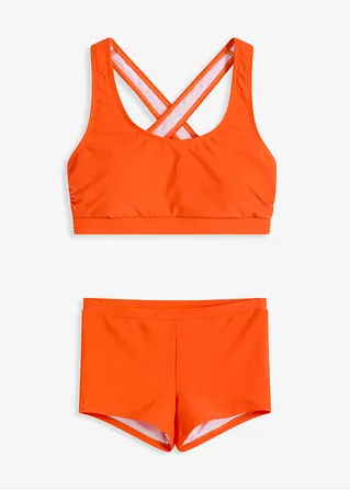 Bustier Bikini (2-tlg.Set) in rot von vorne - bonprix