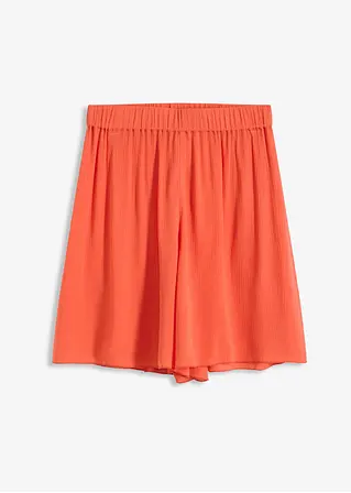 Strandshorts aus fließender Viskose in orange von vorne - bonprix