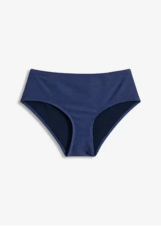 Bikinihose ins Jeansoptik in blau von vorne - bonprix