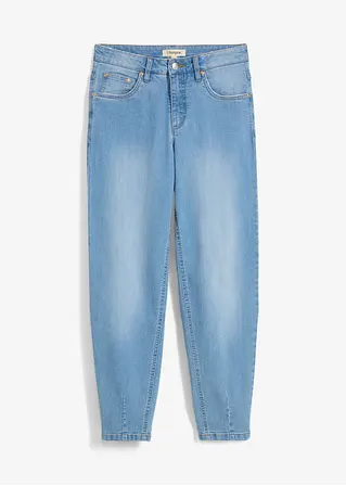 Barrel-Jeans in blau von vorne - bonprix