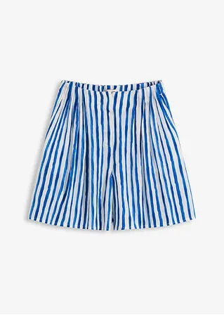 Bermuda aus fließender Viscose in weiß von vorne - bonprix