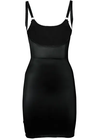Shape Kleid mit mittlerer Formkraft in schwarz von vorne - bonprix