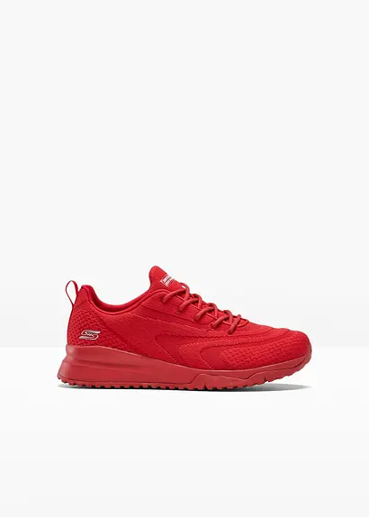 Skechers Sneaker mit Memory Foam in rot von vorne - Skechers