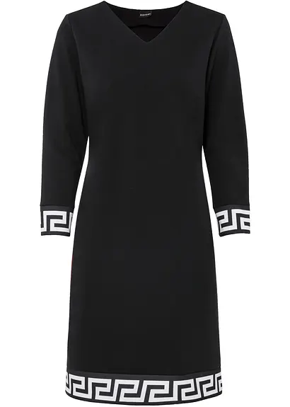 Kleid in schwarz von vorne - BODYFLIRT