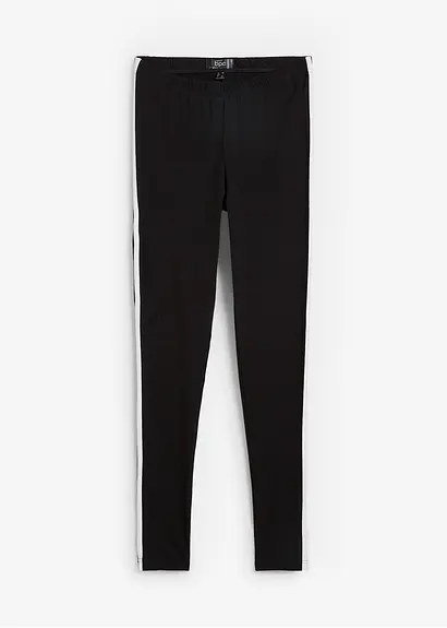 Knöchelfreie Sport-Leggings in schwarz von vorne - bonprix