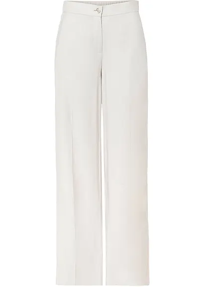Marlenehose in beige von vorne - bonprix