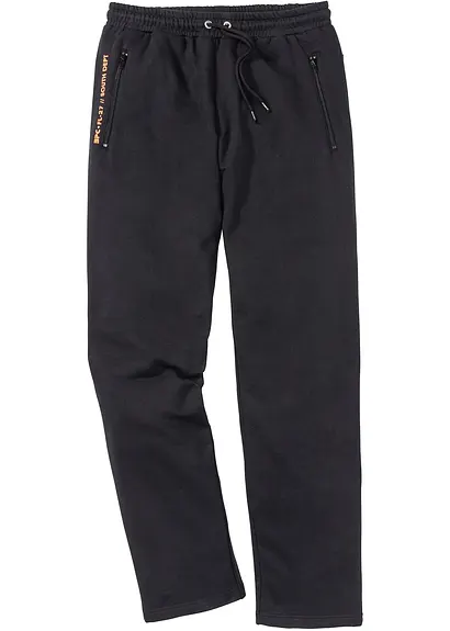 Herren Jogginghose in schwarz von vorne - bonprix