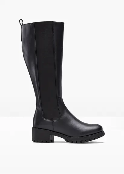 Stiefel in schwarz von vorne - bonprix