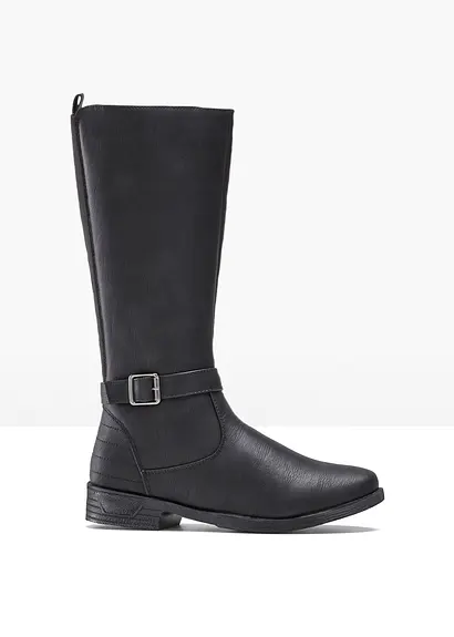 Stiefel in schwarz von vorne - bonprix