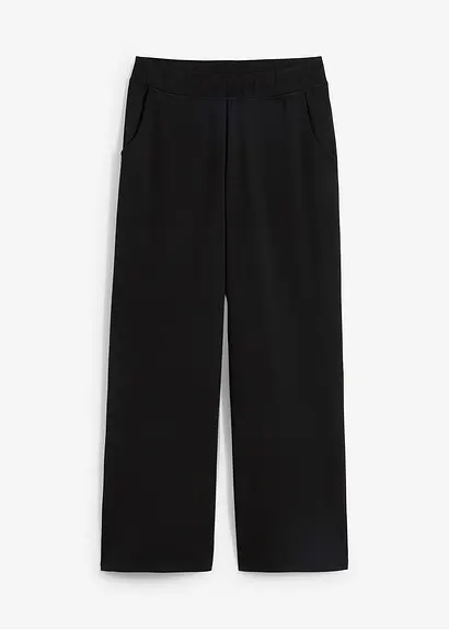 Punto di Roma Hose mit Bequembund in schwarz von vorne - bonprix