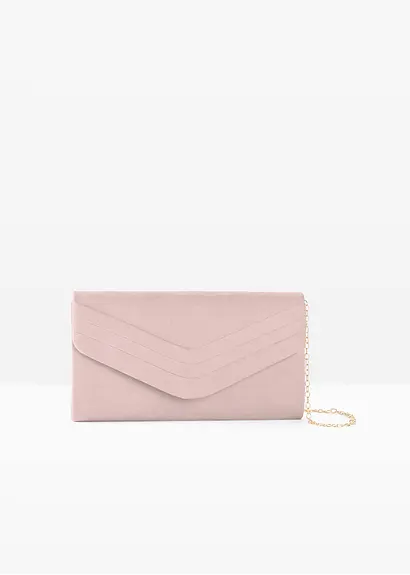 Clutch in rosa von vorne - bonprix