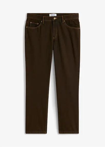 Regular Fit Jeans, Straight in blau von vorne - bonprix