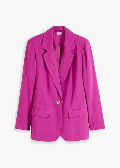 Blazer in lila von vorne - bonprix
