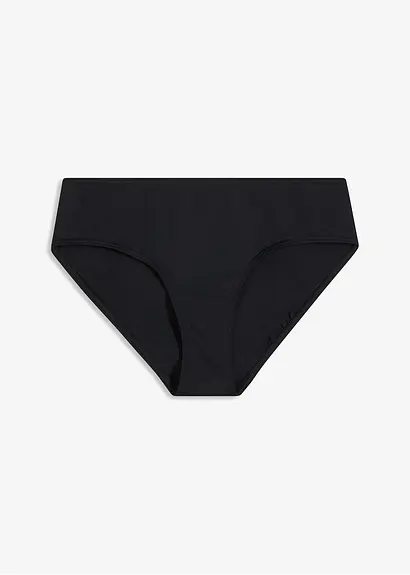 Bikinihose in schwarz von vorne - bonprix