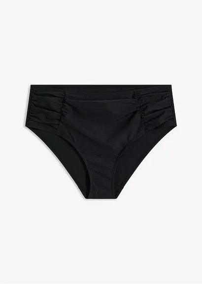 Shape Bikinihose leichte Formkraft in schwarz von vorne - bonprix