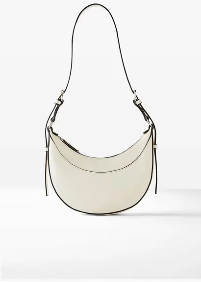 Umhängetasche in beige von vorne - bonprix
