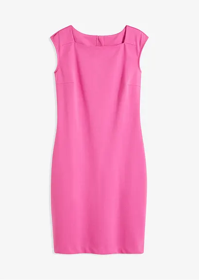 Etuikleid aus Punto di Roma in pink von vorne - bonprix
