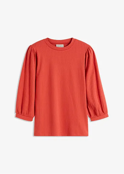 Shirt in rot von vorne - bonprix