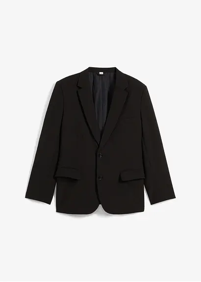 Baukasten-Sakko, Slim Fit in schwarz von vorne - bonprix