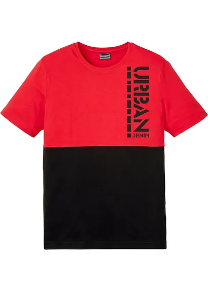 T-Shirt in rot von vorne - bonprix