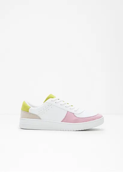 Sneaker in weiß - bonprix