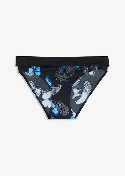 Bikinihose in schwarz von vorne - bonprix