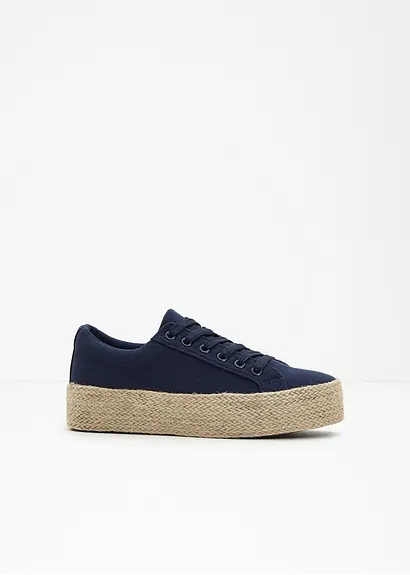 Plateau Sneaker in blau - bonprix